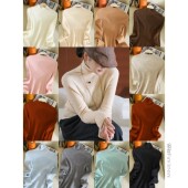 小耳出品 26支2股100.%羊毛高支高密加厚毛衣 高领 轻暖 半高领