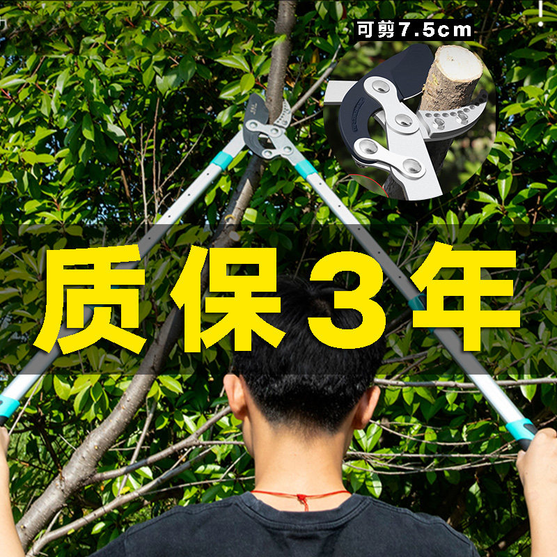 园林剪枝大力剪刀粗树枝修剪园艺专用果树修枝剪子加长高空省强力图片