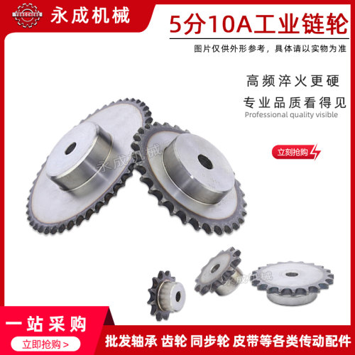 10A工业链轮 5分10齿 5分11齿 5分12齿 5分13齿 5分14齿 5分15齿
