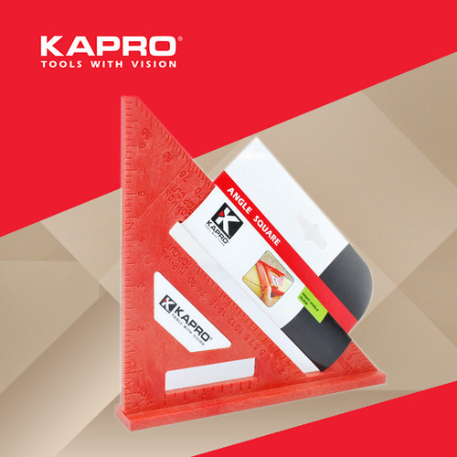 KAPRO444ABS三角尺木工尺直角尺画图用英制塑料
