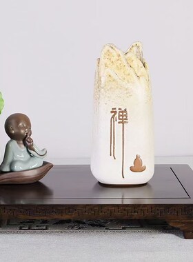 黑檀实木回纹底座财神爷客厅摆件工艺品盆景花瓶茶具佛像木质托架