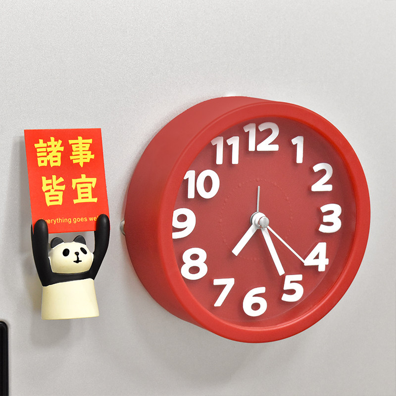 个性创意电子闹钟厨房钟表冰箱贴磁性贴可爱小清新3d立体时钟磁铁,家居饰品,冰箱贴,淘宝优惠券,粉丝福利购,淘宝优惠卷