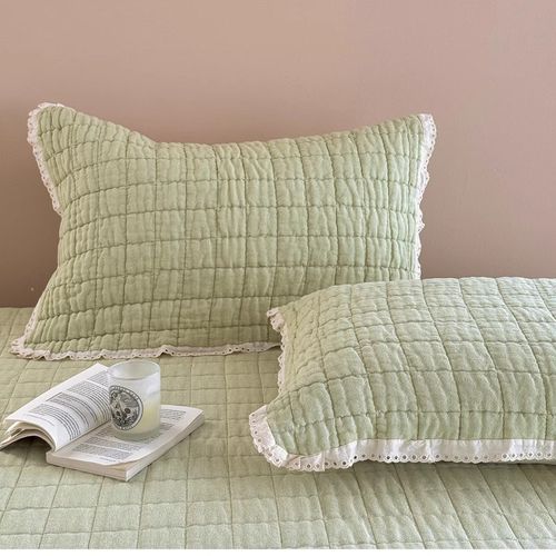 新款纯棉纱布大枕巾全棉枕巾四季情侣通用加大防头油枕巾绑带盖巾