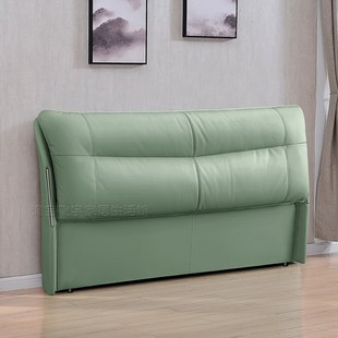 2024新款床头软包靠背板一体落地主卧高级一米八单独实木床头单买