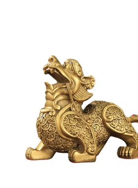 纯铜貔貅动物摆件招财转运一套聚宝盆财阵旺宅家居办公店铺开业礼