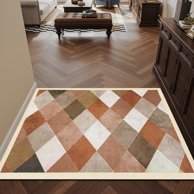 PVC 入户门地垫美式复古风室内进门地毯家用防滑玄关门垫免洗脚垫,居家布艺,家用脚垫,淘宝优惠券,粉丝福利购,淘宝优惠卷