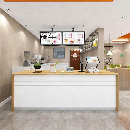 LJ甜品店奶茶店蛋糕店服装店储物收银台前台小型接待商用柜
