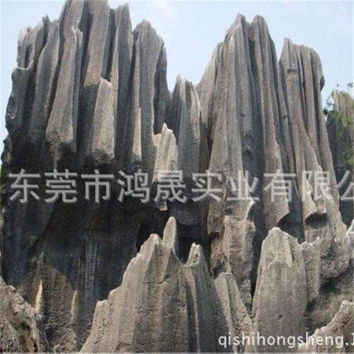 人造水泥假山塑石玻璃钢假山假树景观工程大型假山石支持来图制作