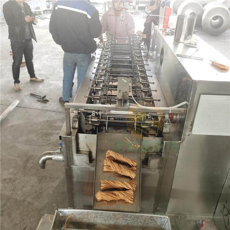 成型好的金丝馓子设备 鸡蛋馓子油炸机 德铭盛全自动麻花机,清洗/食品/商业设备,休闲食品加工设备,淘宝优惠券,粉丝福利购,淘宝优惠卷