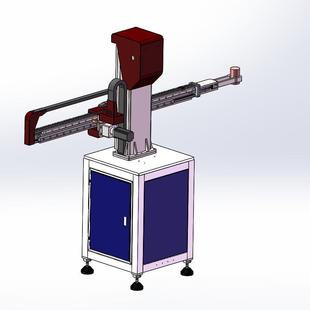 锻压液压冲床三轴摆臂机械手3d全套图纸油压机压铸机取料机械手