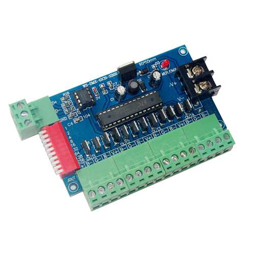 DMX 解码器 恒压共阳 WS-XB22-12CH-BAN DC5V-24V 24A