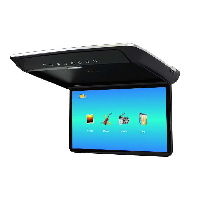 厂家新款车载吸顶显示器15.6寸汽车高清电视吊顶mp5显示屏带hdmi