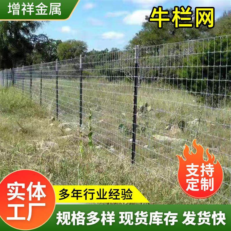 现货圈地养羊养牛热镀锌牛栏网钢丝草原网 铁丝围栏养殖防护网