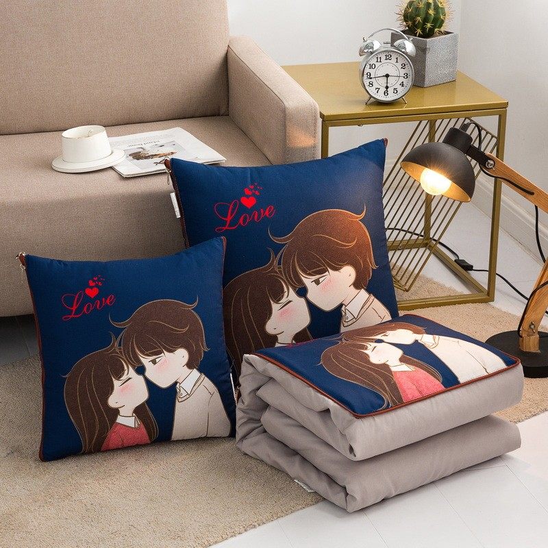 多功能抱枕被子两用夏季四季通用折叠汽车用靠枕午睡空调被二合一,居家布艺,抱枕被,淘宝优惠券,粉丝福利购,淘宝优惠卷