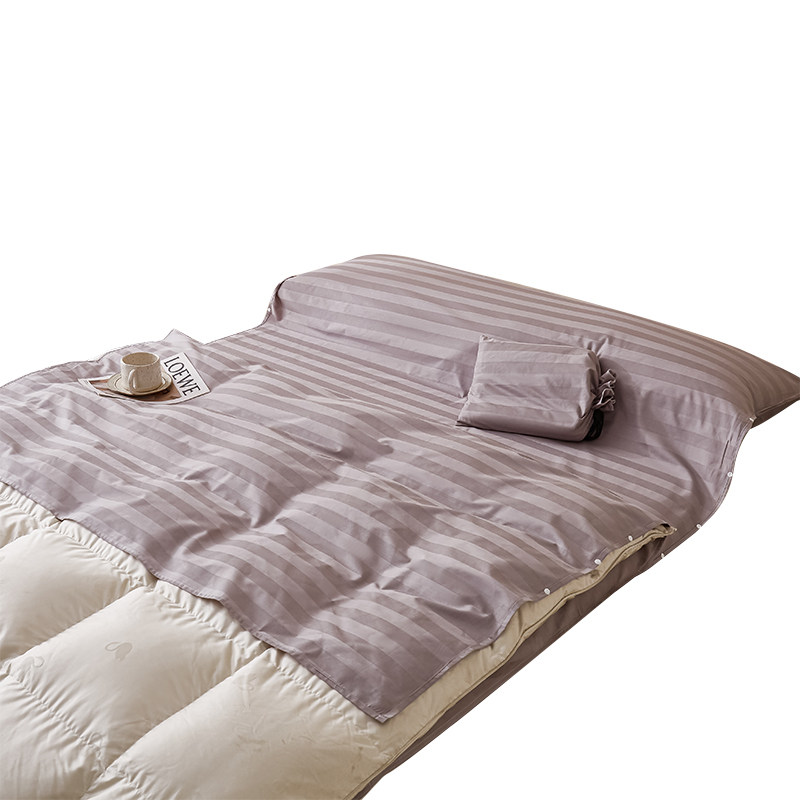 全棉提花条纹住酒店隔脏睡袋纯棉旅行床单被罩便携式出差旅游神器,床上用品,睡袋,淘宝优惠券,粉丝福利购,淘宝优惠卷