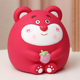 草莓熊存钱罐儿童2023年新款 女孩可存可取小学生网红创意大号防摔
