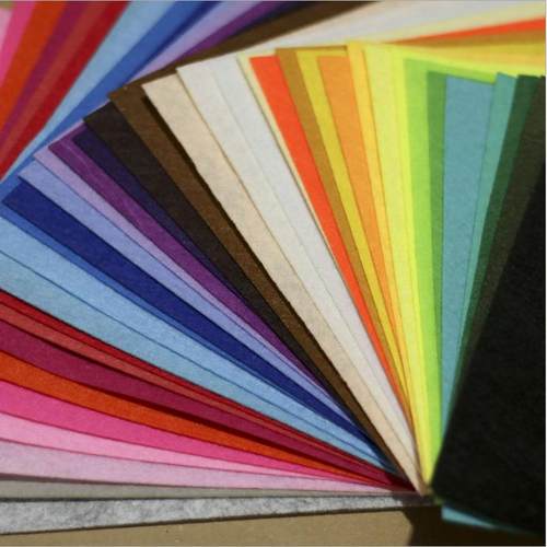 手工彩色diy不织布材料包布艺面料40色