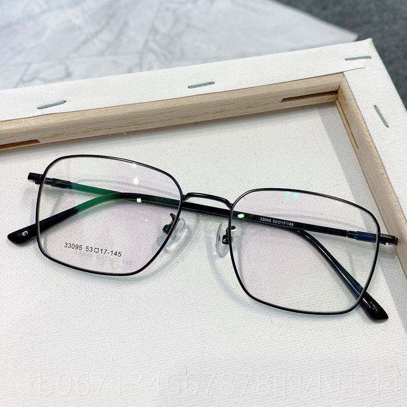 高档近视眼镜防蓝光防辐镜护目镜女眼架男眼框网红素射颜复古方韩