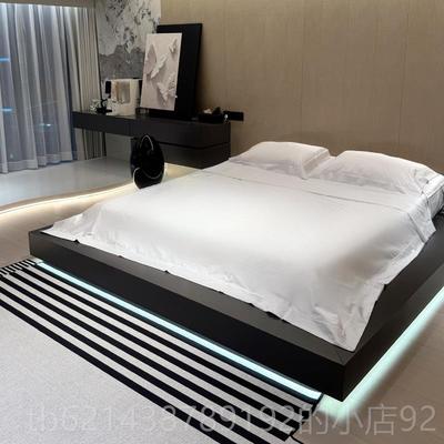 高档件意式高端supi上ma匹马棉纯四套七星棉酒店全棉床单床盖床用