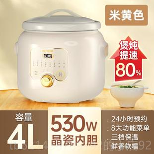 天际(家电) DGDD22B30BSGCW高档天际炖锅陶瓷煮电粥煲汤电锅家