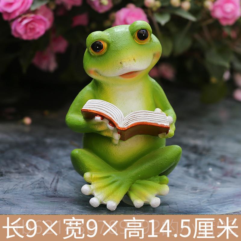 高档花园杂货 庭院小摆件 树脂子摆创件意小动小物园艺装饰品兔摆