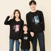 厚棉 炸街一家三四口洋派母女高级新款 不一样亲子装 母子2023秋冬款