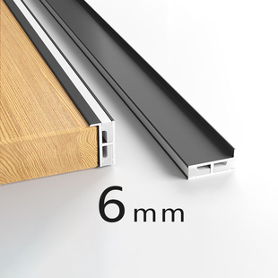 超薄上下发光层板灯免开槽酒柜灯带嵌入式书架展示柜led灯柜子灯