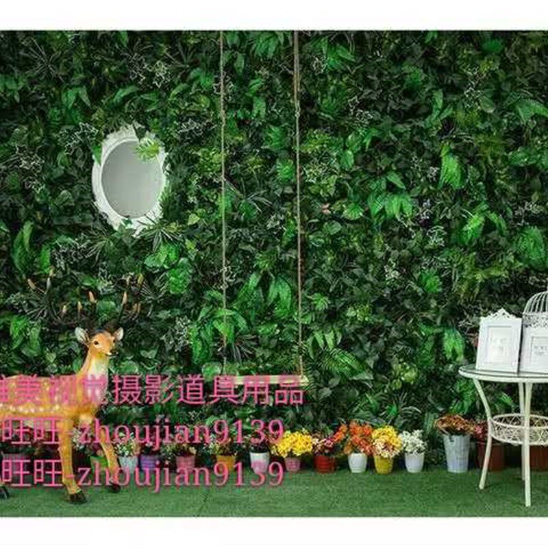 新款儿童实景摄影棚婚纱实景影楼装修韩式棚店面设计制作w-3382