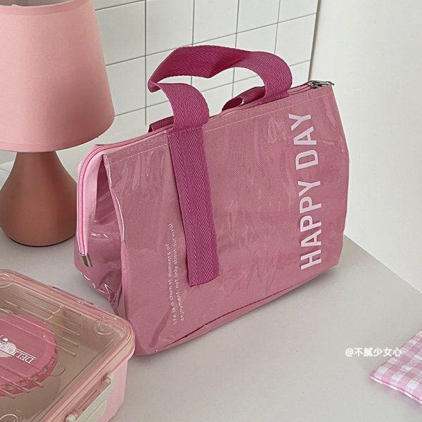 便携手提防水便当包简约袋子可爱女生上班族学生饭盒袋锡箔保温袋,收纳整理,便当包,淘宝优惠券,粉丝福利购,淘宝优惠卷