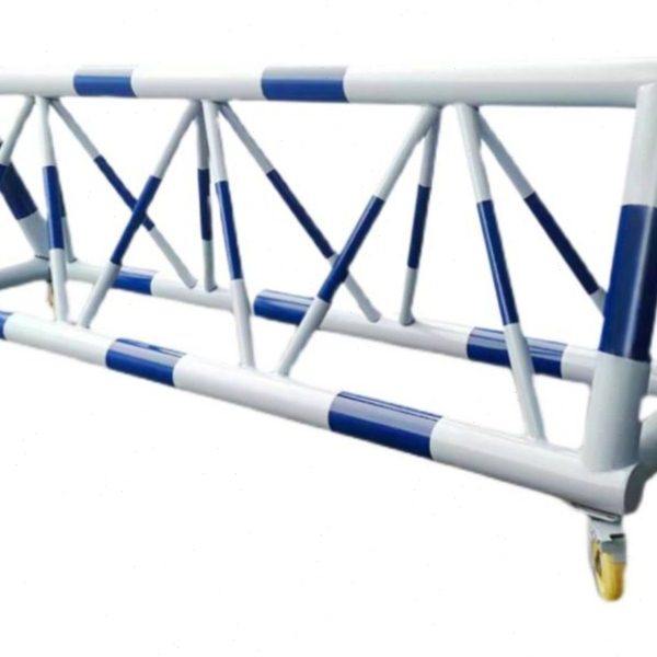 拒马路障移动护栏移动拒马校园防护栏幼儿园护栏栅栏黄色拒马黑色