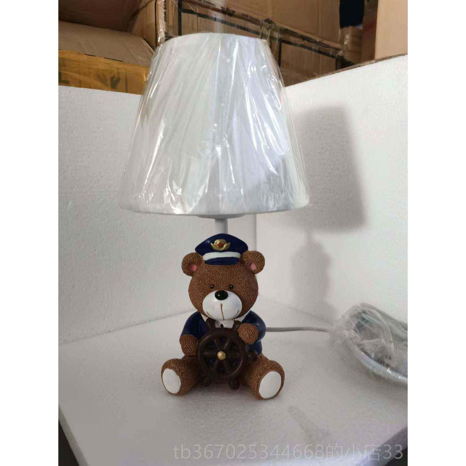 正品童房间床头儿台灯男孩通女独角兽创意卡护眼灯温馨卧喂室小夜