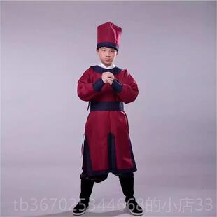 代衙明役服装 旦儿童演服制古装 男童捕快出侍卫官兵古轿夫飞 元 正品