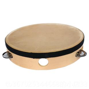 正品 儿童音皮乐玩具儿童木乐器牛铃鼓击打乐器中性鼓圈