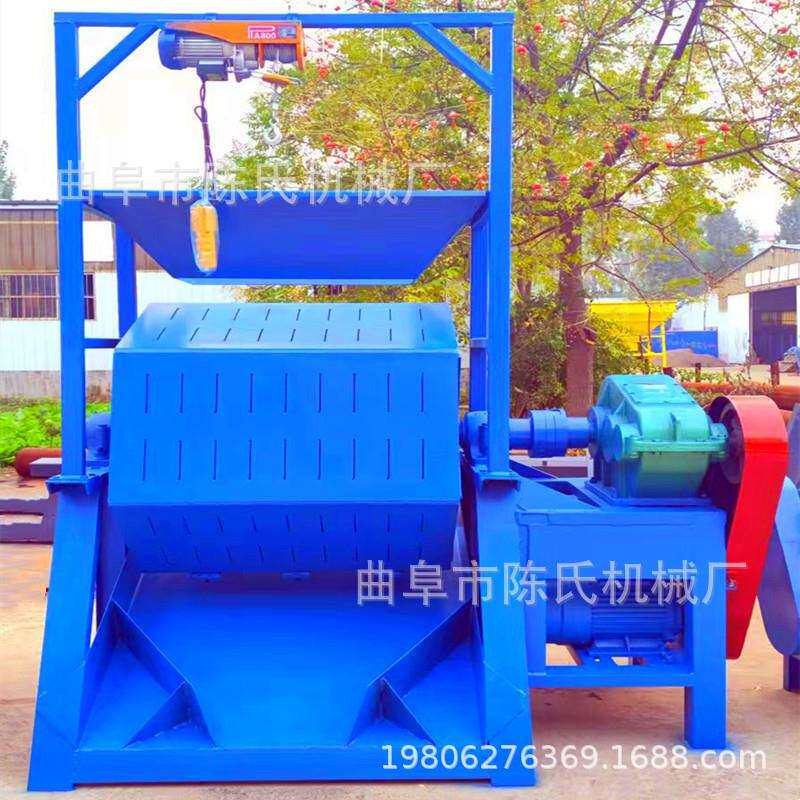 金属六角滚筒抛光机大容量自动化除锈研磨机 圆柱齿轮减速