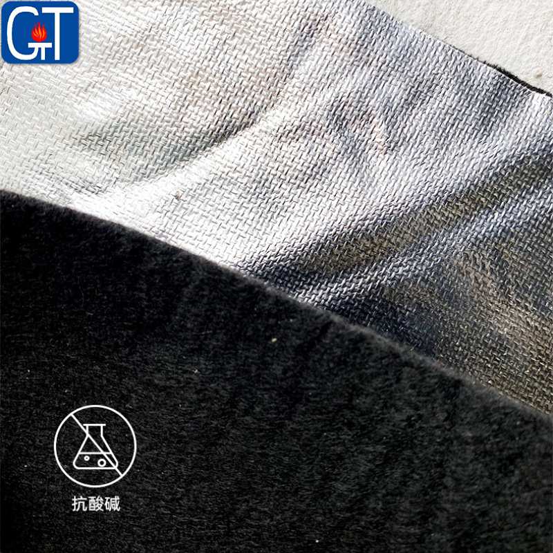 定制铝箔背胶防火棉隔热碳纤维棉防烫不痒预氧丝毡高温阻燃灭火毯