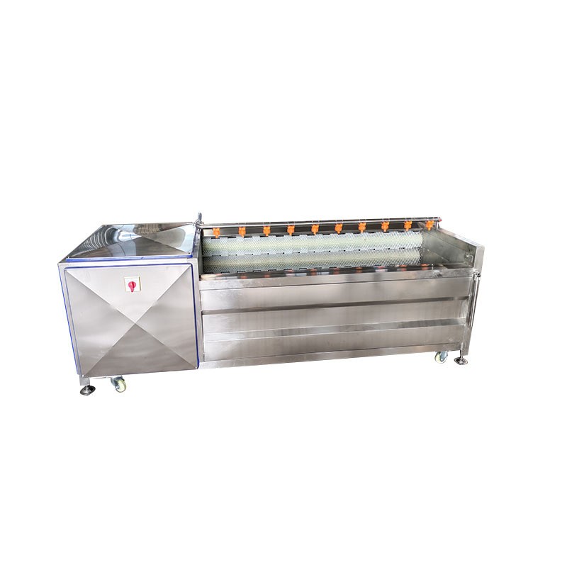 猪蹄猪爪清洗去皮机猪耳朵红薯山药毛刷土豆地瓜平行毛辊清洗机