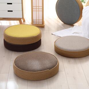 圆形软坐垫榻榻米垫子四季办公室椅垫家用坐垫日式蒲团飘窗垫