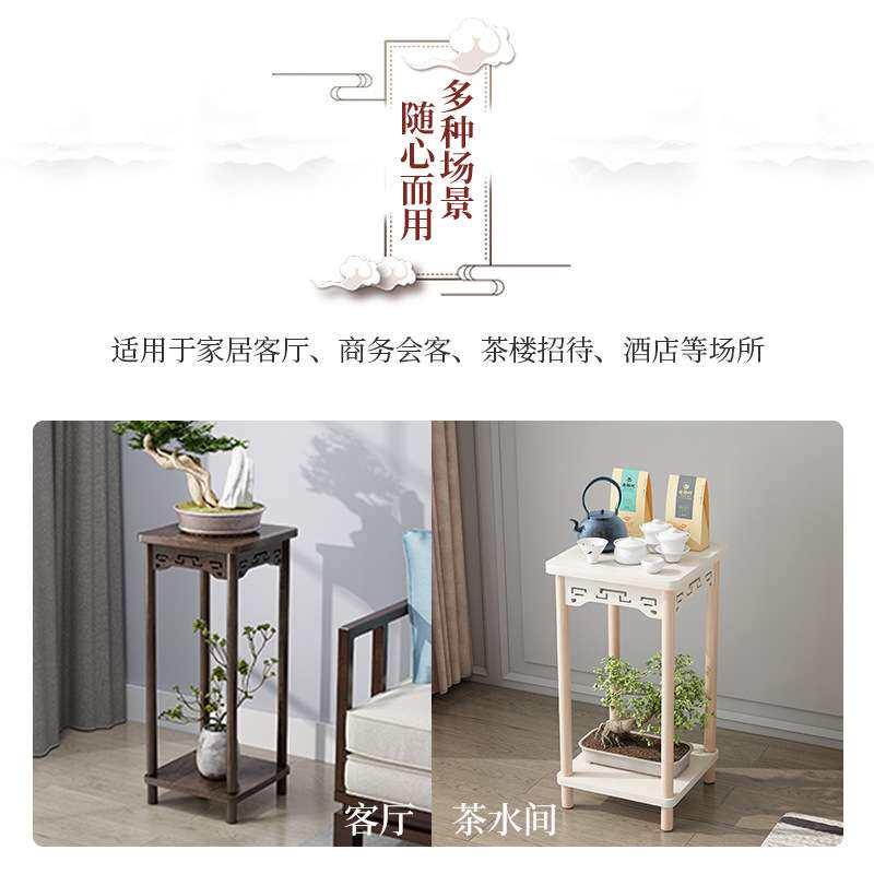 白色欧式小茶几沙发角几实木花几台边几电话客厅正方形茶几小方桌