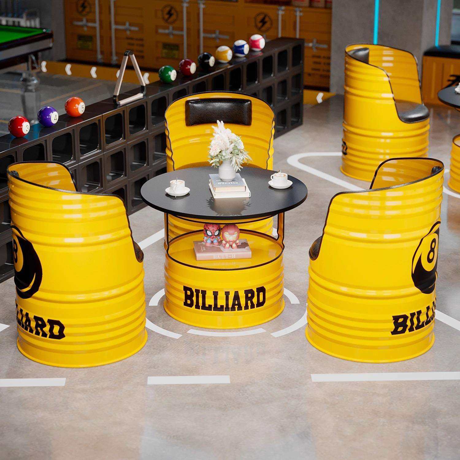 网红创意卡座沙发个性奶茶店咖啡厅休闲四叶草铁艺工业风桌椅组合,模玩/动漫/周边/娃圈三坑/桌游,模型制作工具/辅料耗材,淘宝优惠券,粉丝福利购,淘宝优惠卷