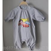 正品 裤 童连体罩衣男爬女童秋冬防脏防儿水防护衣宝宝婴幼儿园小孩