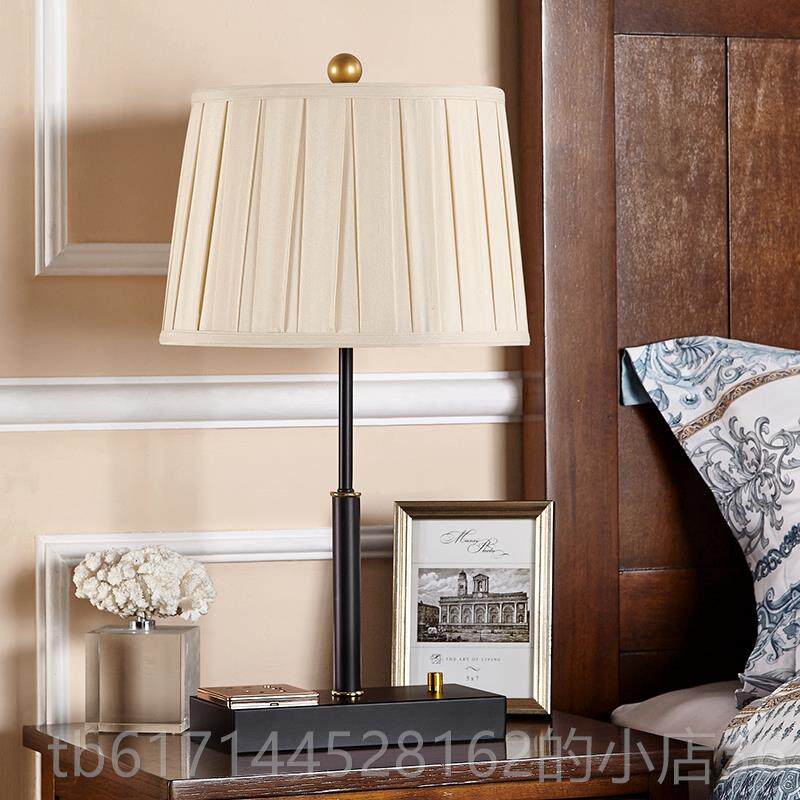 正品床头可灯调节创亮度遥控台灯卧室无线遥控台轻奢灯意时尚usb