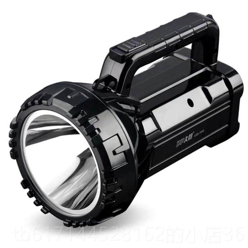 正品量巡手电筒强光户充电外超亮氙久气手提工地矿大功率耐用逻探