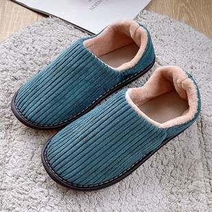 男女半包跟室内防滑保暖地板家居厨房毛绒卧室棉鞋 家用棉拖鞋 冬季