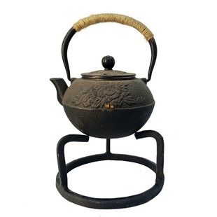 纯手工锻打锅架 伍德炉架 实心铁艺 壶架 三点铁炉架 炭火撑架