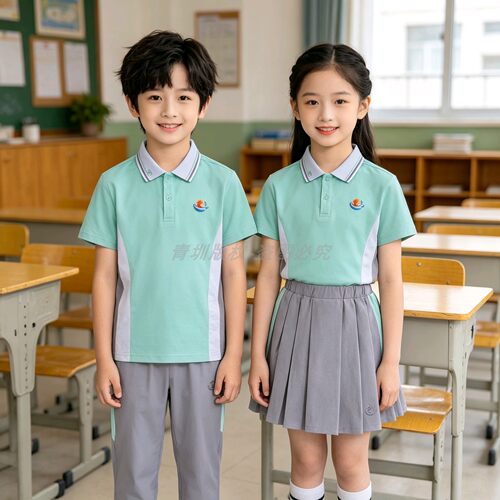 江西宜春市中小学生夏季校服套装