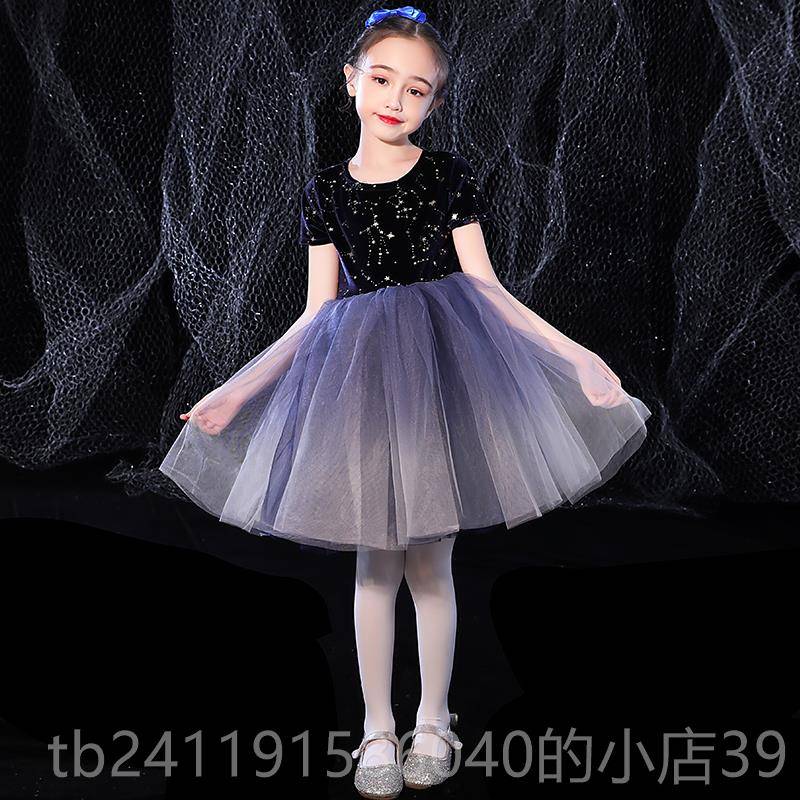 高档六童儿主童演出服中小学生合唱比赛表演一服男女诗歌朗诵持人