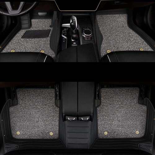 car floor mat专用横纹双层汽车脚垫防滑地毯