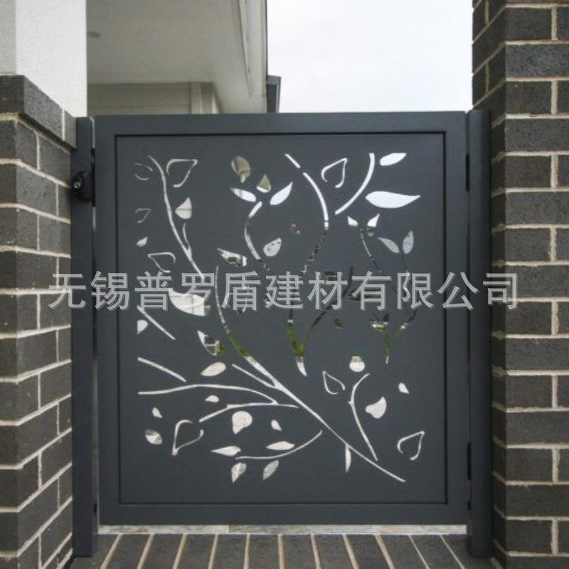 现代简约金属屏风 轻奢客厅餐厅办公室新中式隔断 玄关墙切割护栏