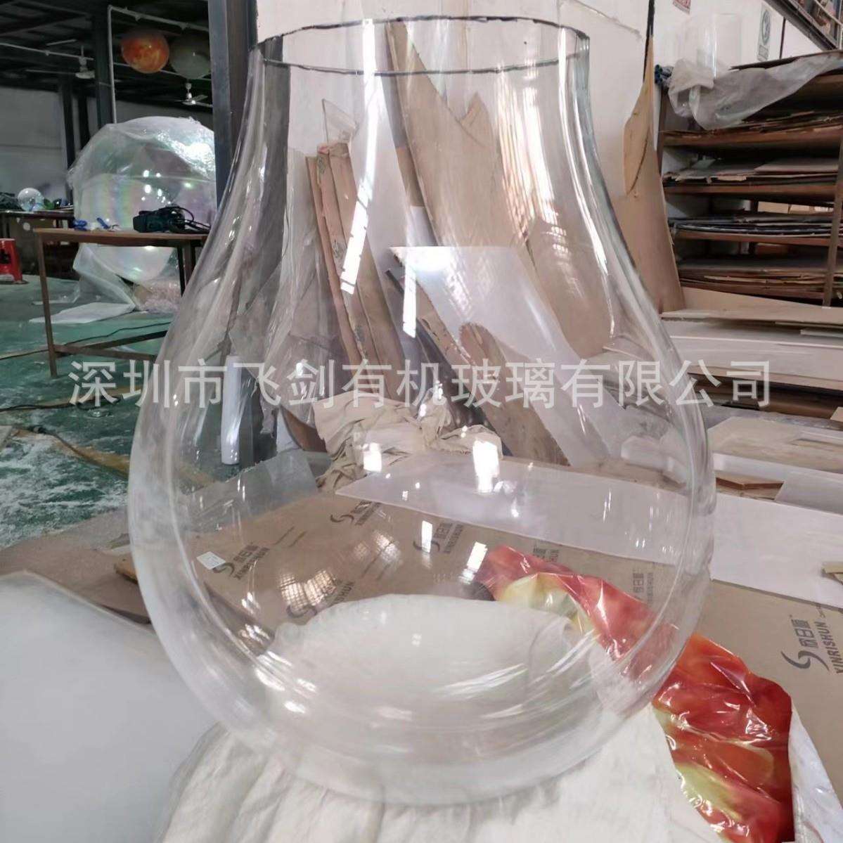 亚克力透明灯泡拼接异形装置大型发光公园商场橱窗店面摆件装饰