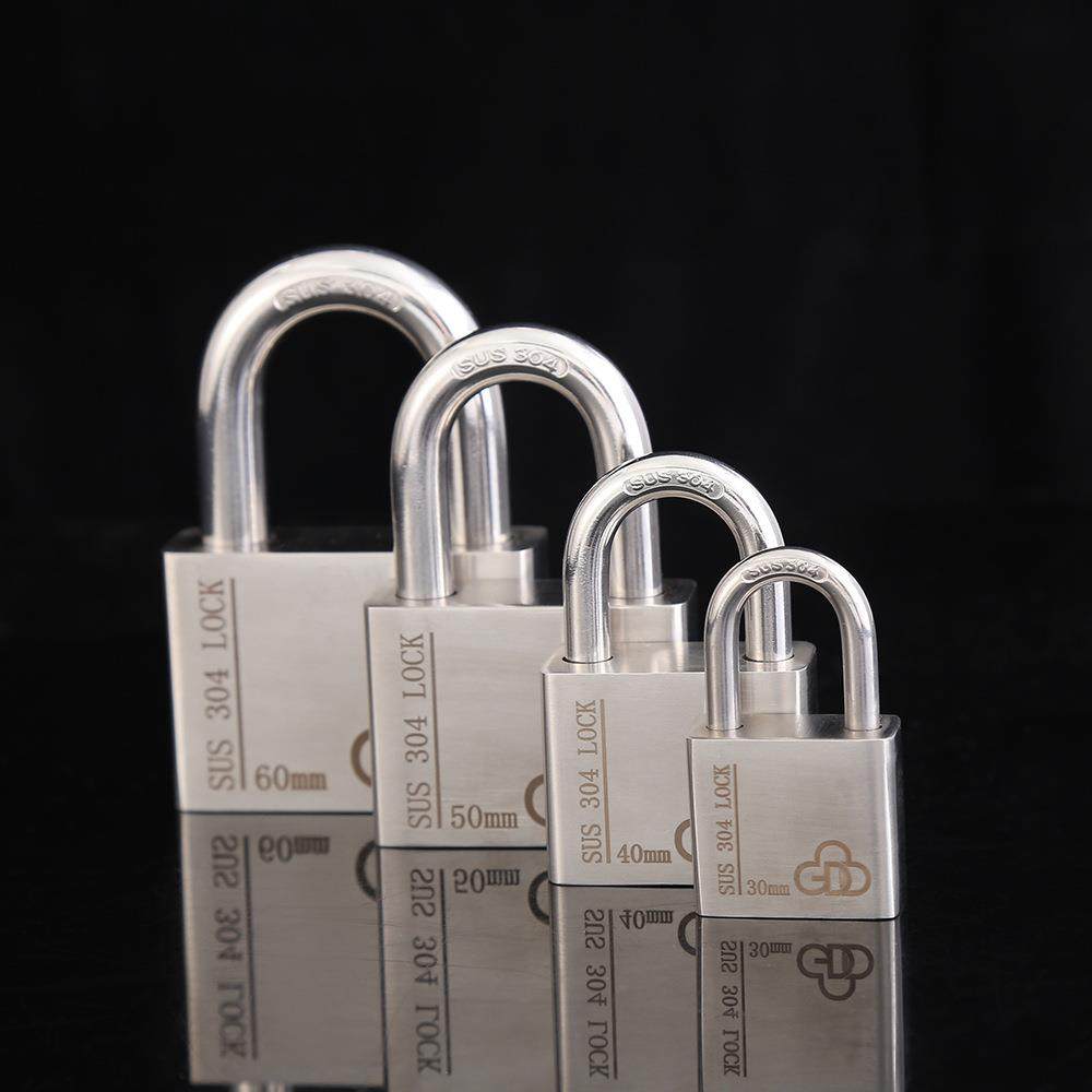 304不锈钢挂锁防水防锈锁匙电力表箱锁通开锁门锁户外挂锁防盗